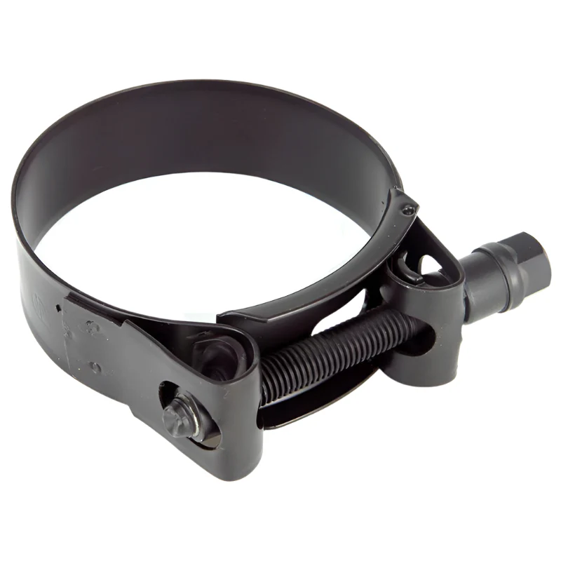 Black Coated Stainless Steel Exhaust or Hose Clamp - 7 Sizes - Image 8