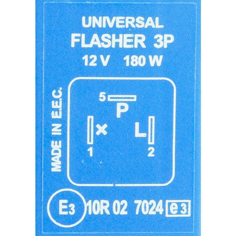 Blue 3 Pin Flasher Relay (for #INDCH) - Image 2