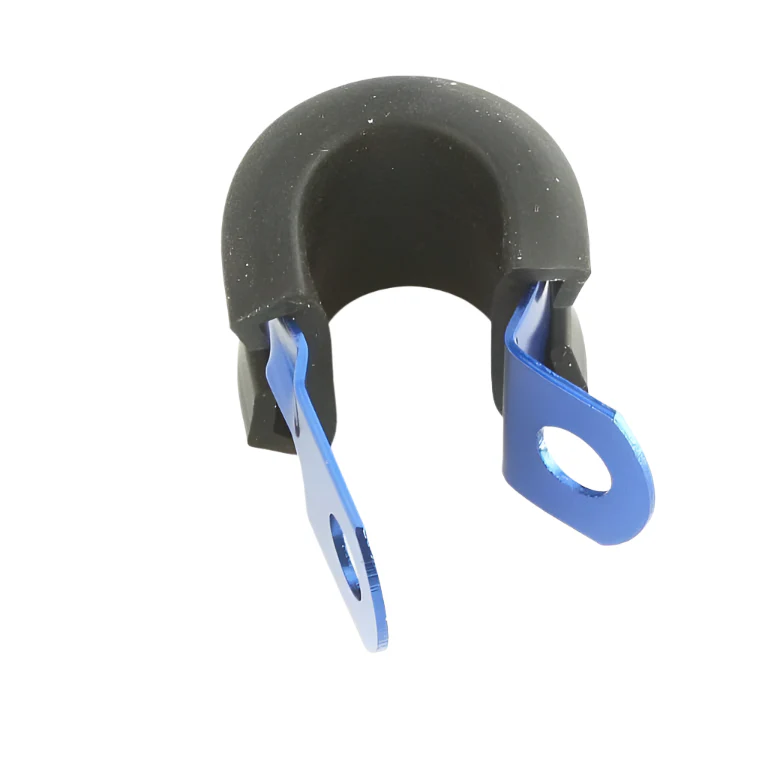 Blue Anodised Aluminium P-Clip 5 - 25mm Choose Size - Image 2