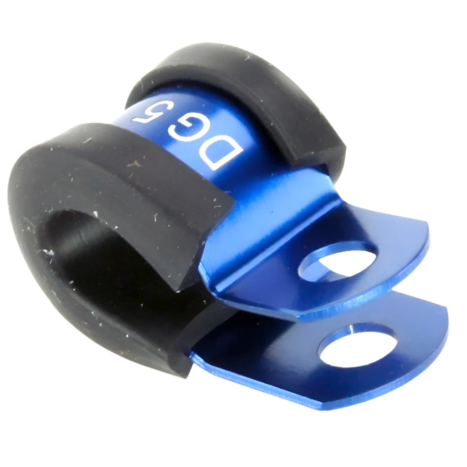 Blue Anodised Aluminium P-Clip 5 - 25mm Choose Size - Image 3