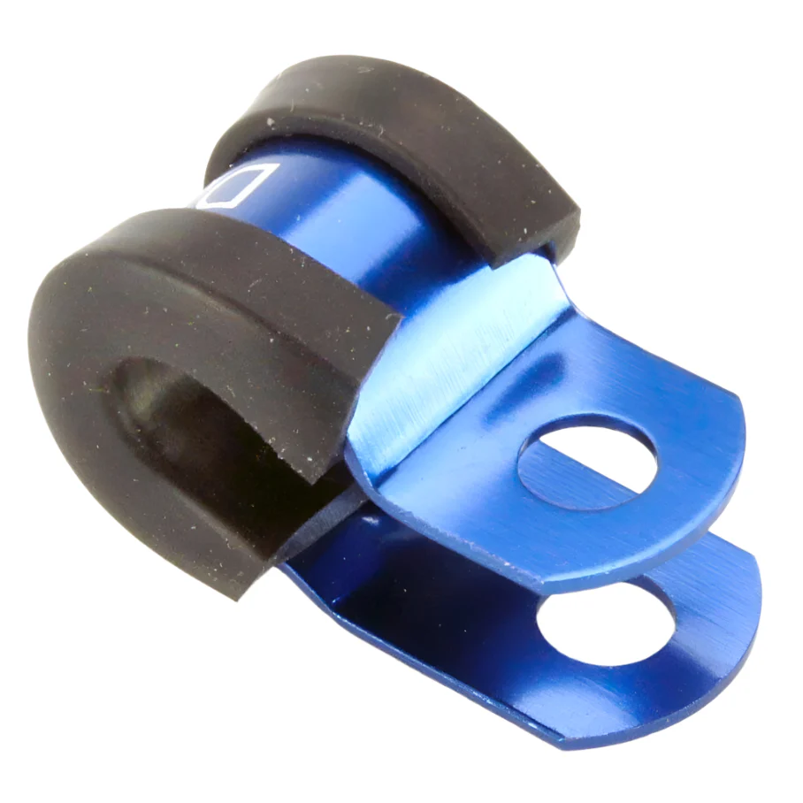 Blue Anodised Aluminium P-Clip 5 - 25mm Choose Size - Image 5