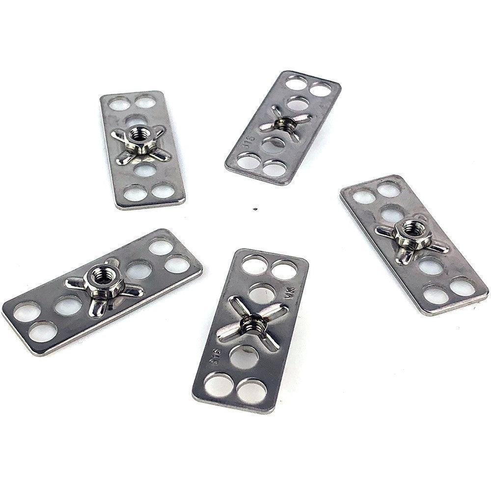 Bond In Nut Plate Fixing Pack of 5 - M4 , M5 or M6 - Image 4