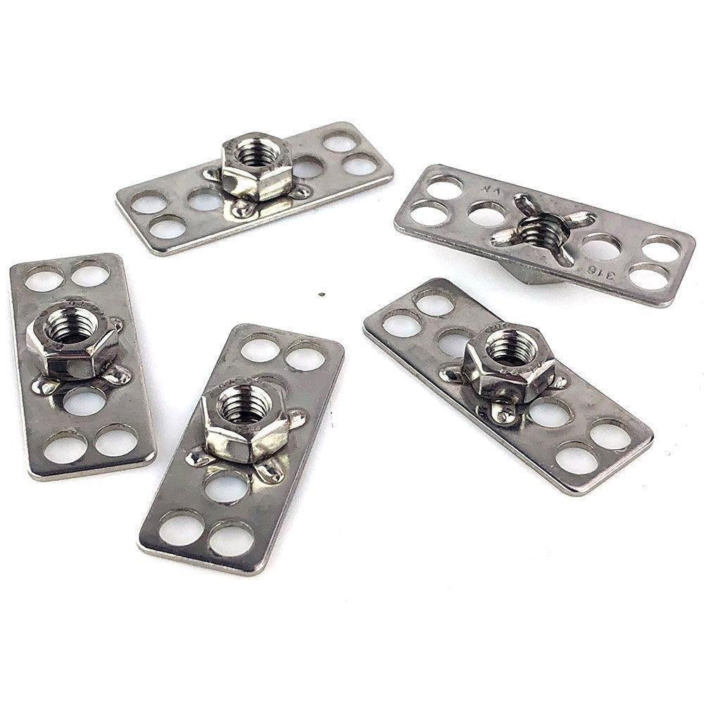 Bond In Nut Plate Fixing Pack of 5 - M4 , M5 or M6 - Image 7