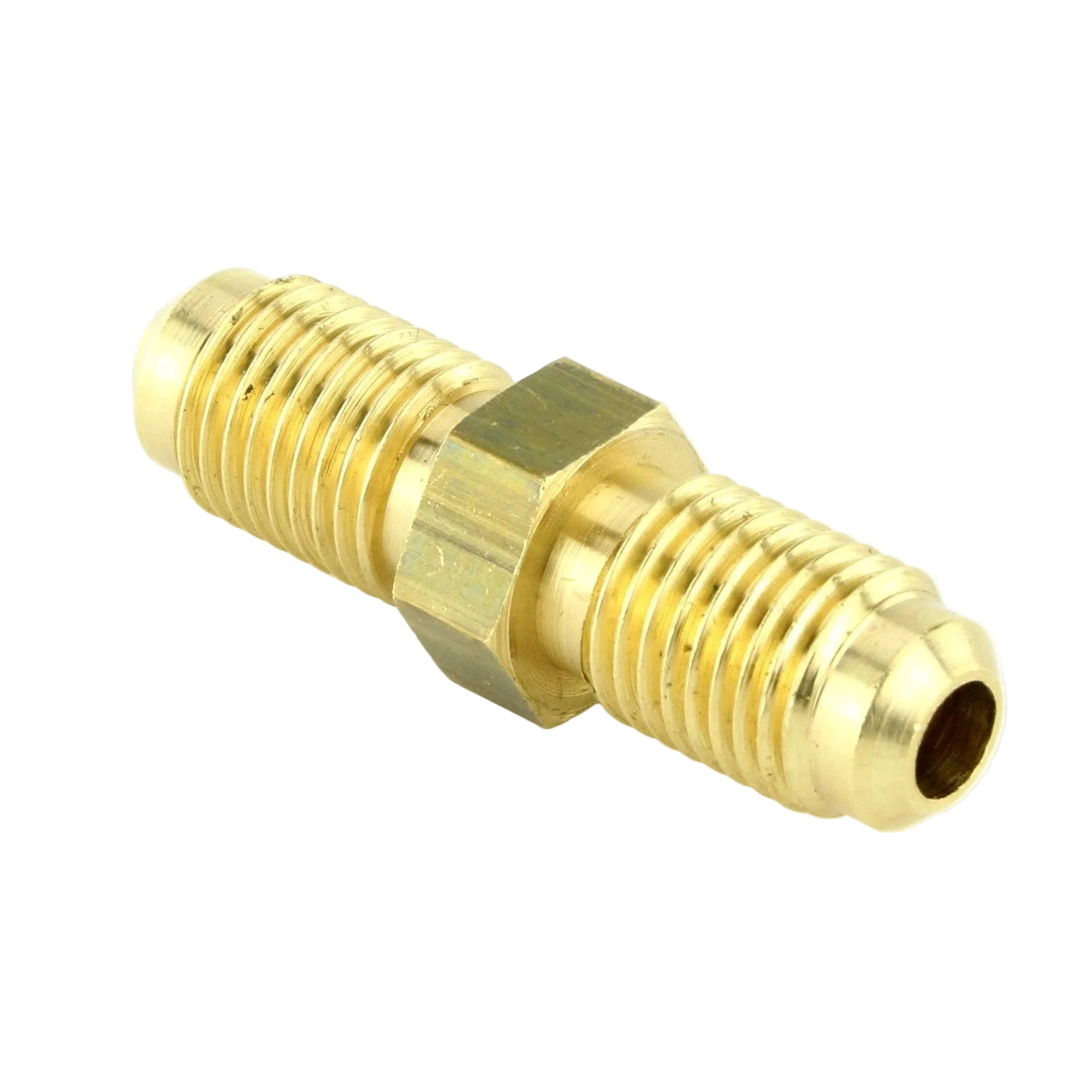 Brass 7/16" UNF Male/Male Connector - Image 2