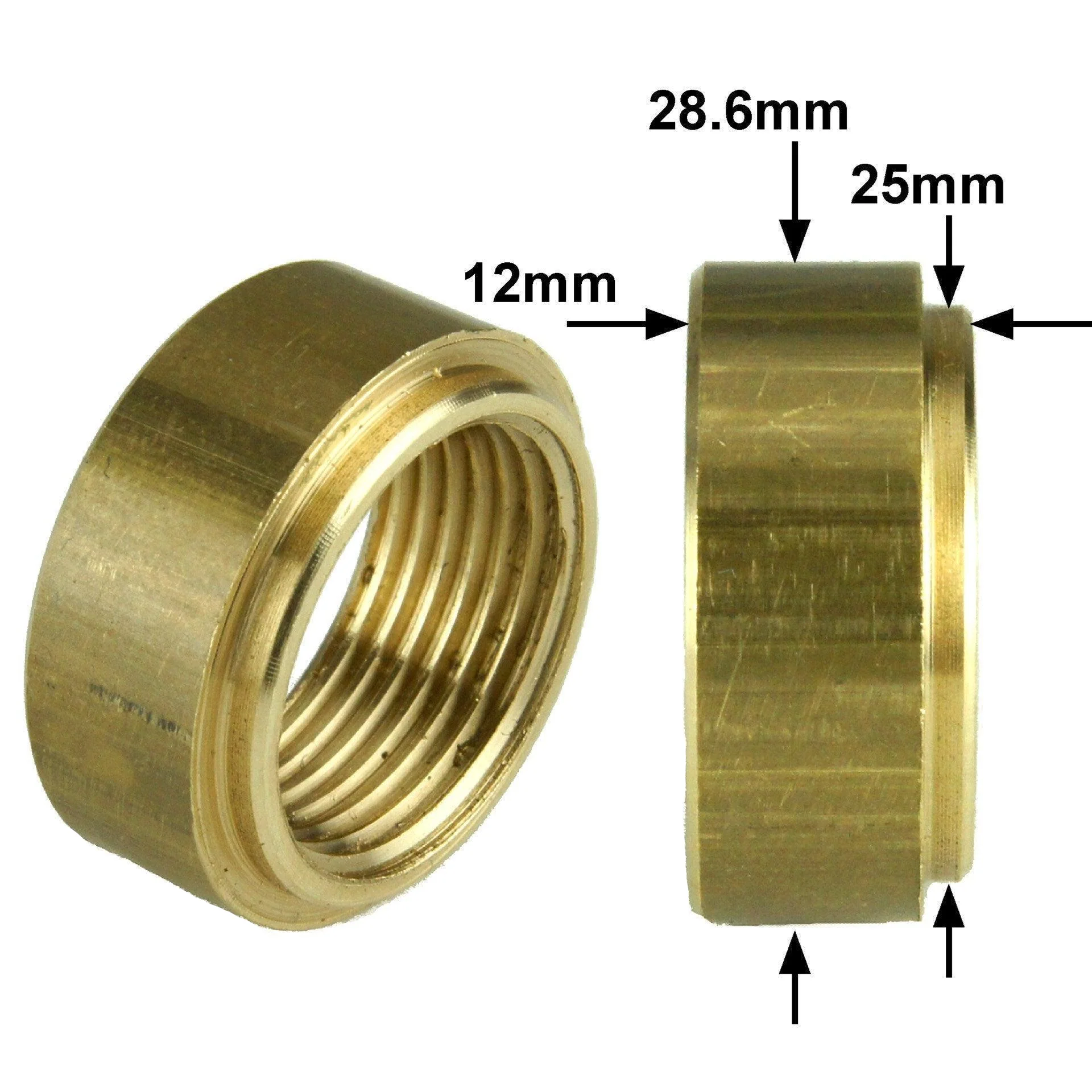 Brass Solder In Bush M22 x 1.5 - Image 3