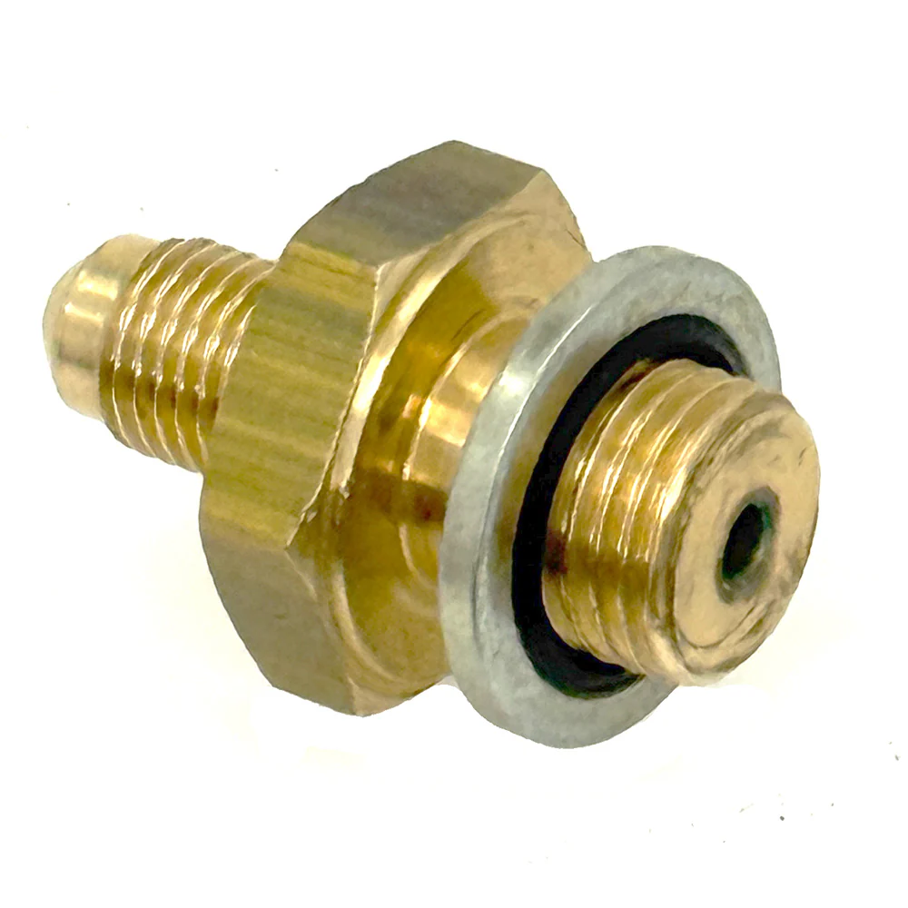 Brass Union 1/2" UNF Male to 3/8" UNF male