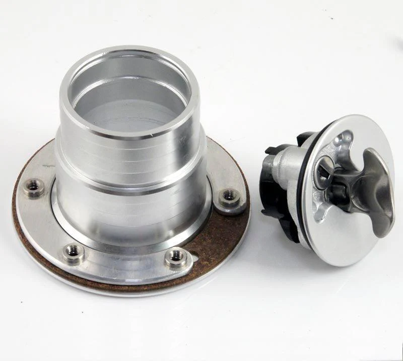 94mm Budget Locking Aero Fuel Cap Assembly Satin Aluminium - Image 3