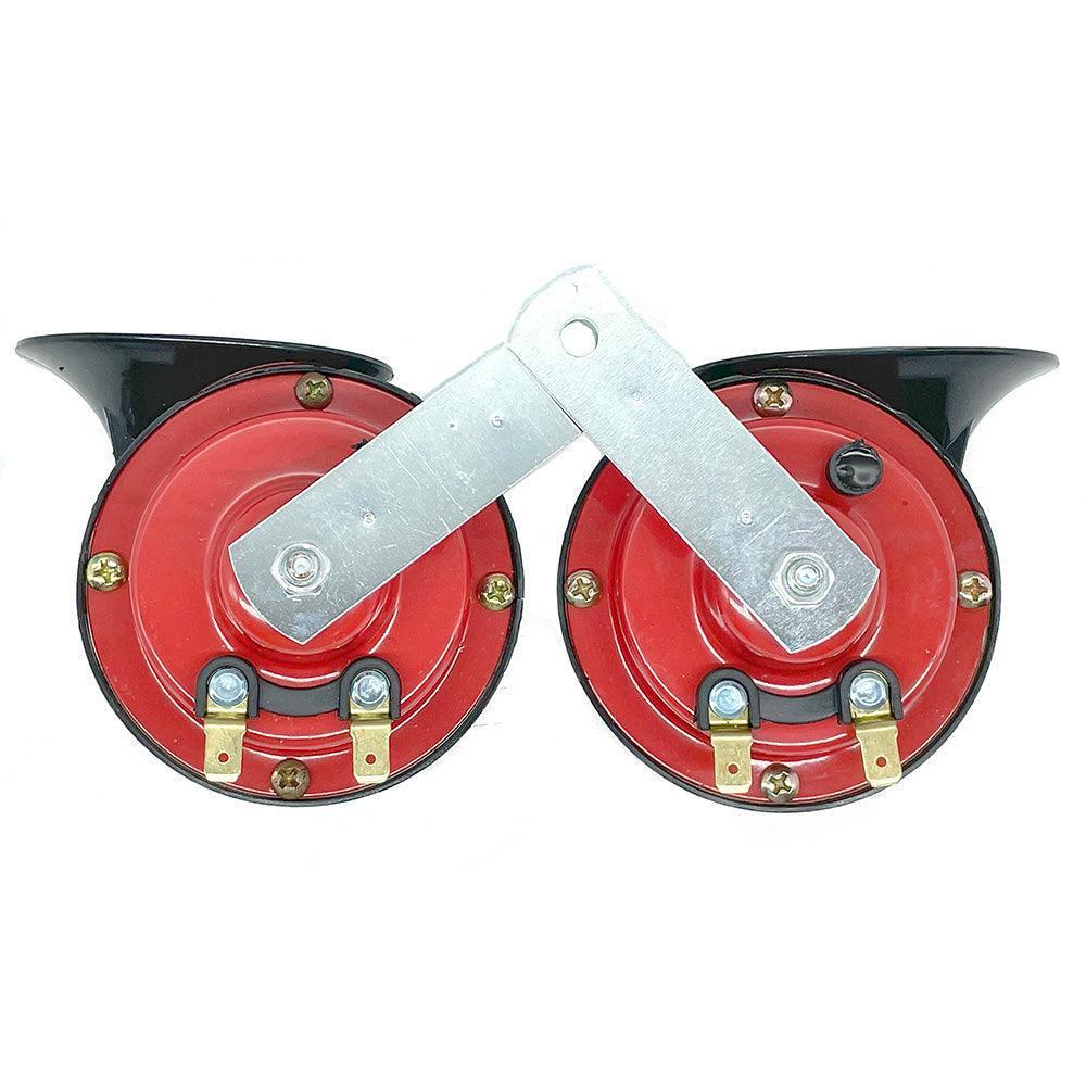 Budget Black and Red Electric Horns - Image 3