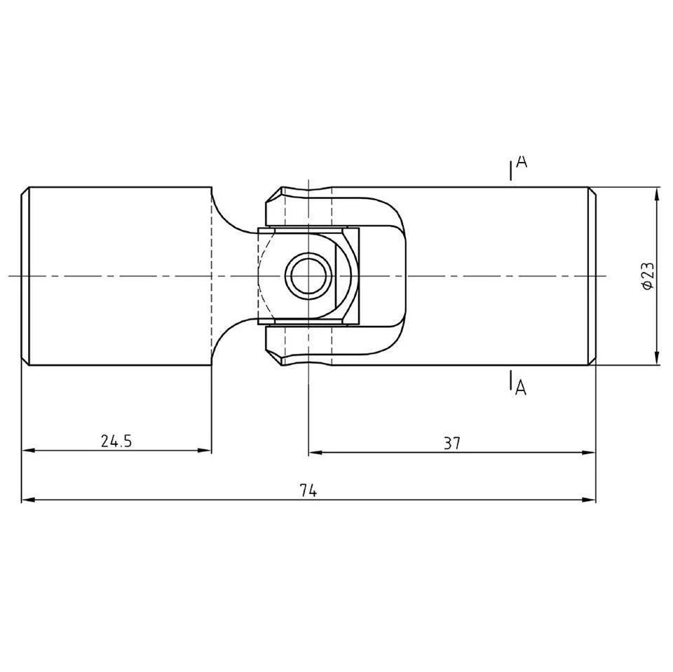 Budget Gear Linkage Universal Joint 75mm - Image 2