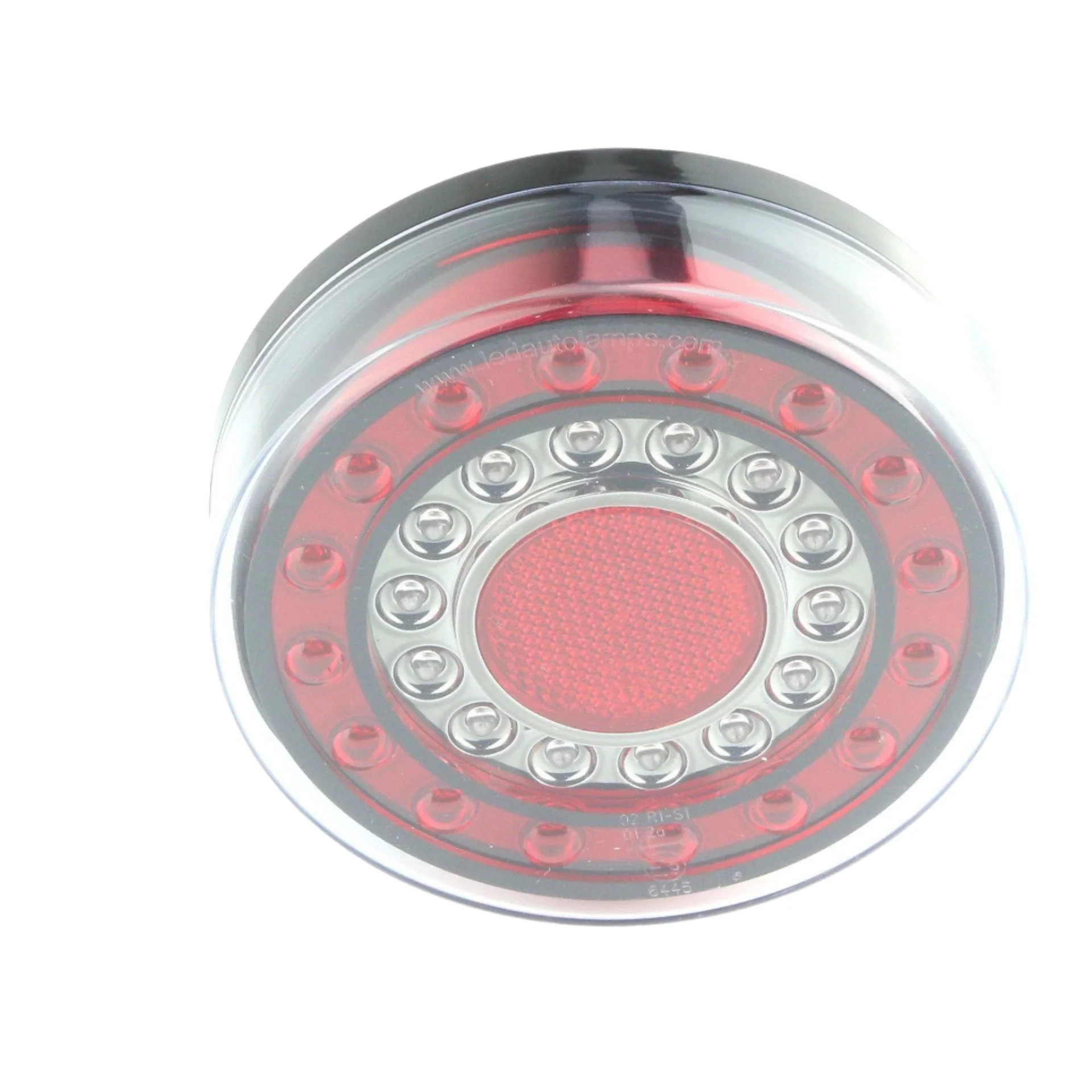 Bulls Eye LED All-In-One Rear Lamp With Built-In Reflector RED RING 125mm - Image 2