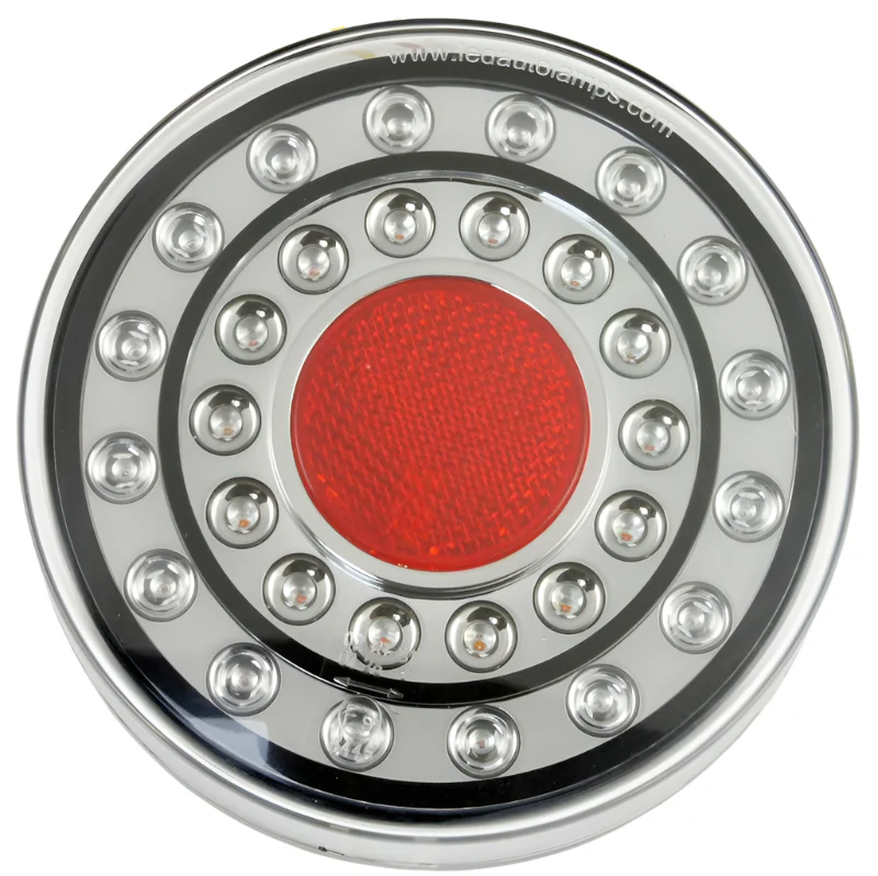 Bullseye LED Rear Fog Light With Central Reflector 125mm