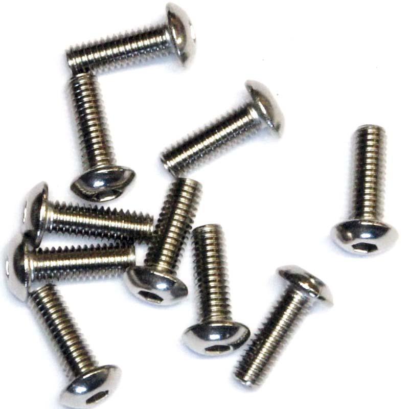 Button Heads Pack Of 10 - Various Sizes