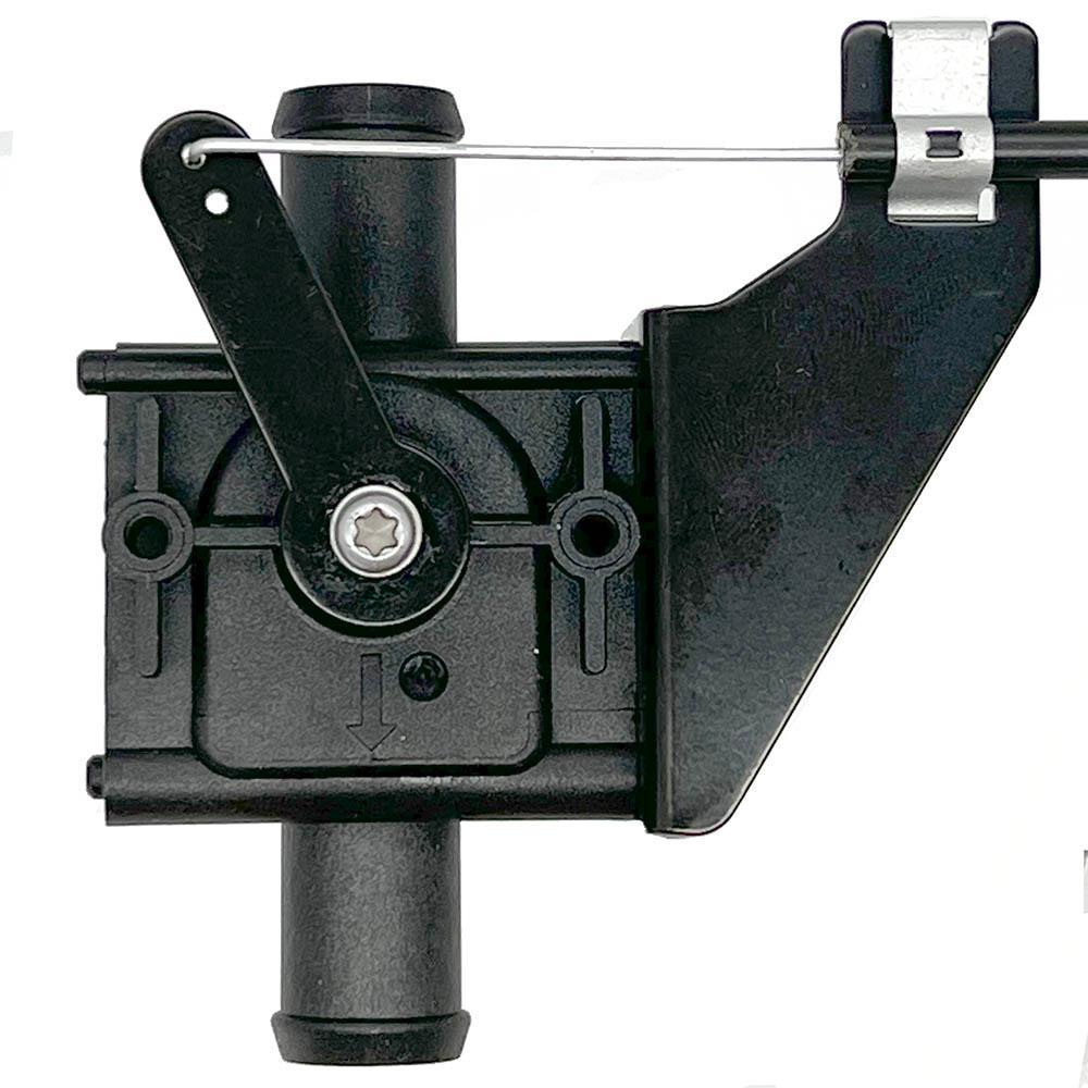 Cable Operated 15mm (5/8") Glass Reinforced Nylon Heater Valve  with Steel Bracket - Image 4