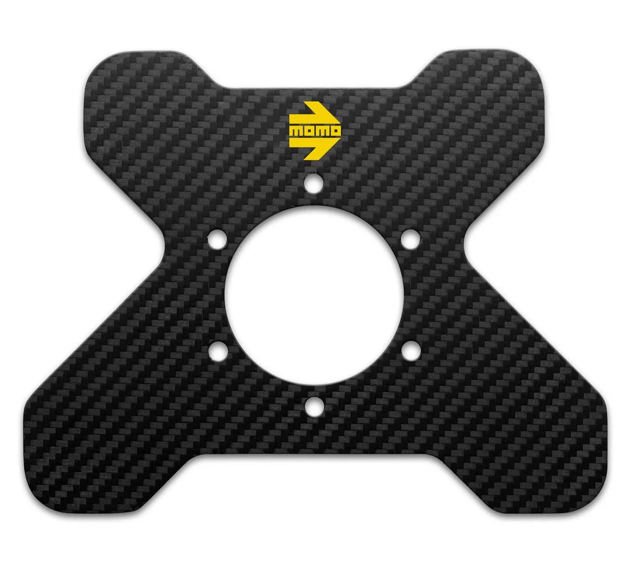 MOMO Carbon Fibre Steering Wheel Switch Plate - 4 Button