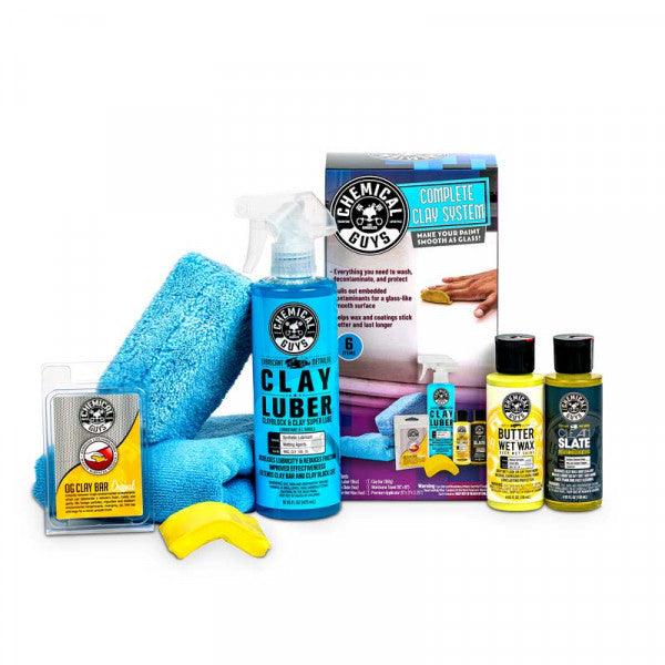 Chemical Guys Complete Clay System Kit - Decontaminate & Protect Your Car (6 Items)