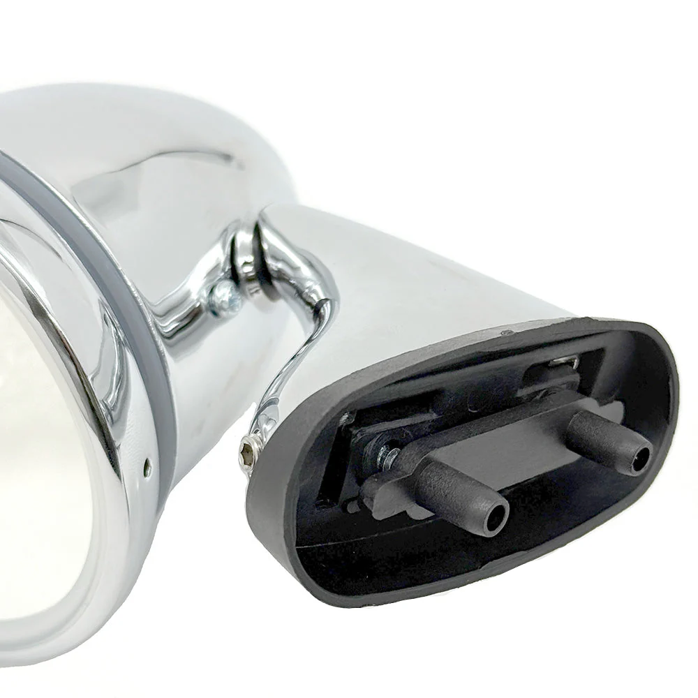 Chrome Bullet Door Mirrors Handed - Image 2