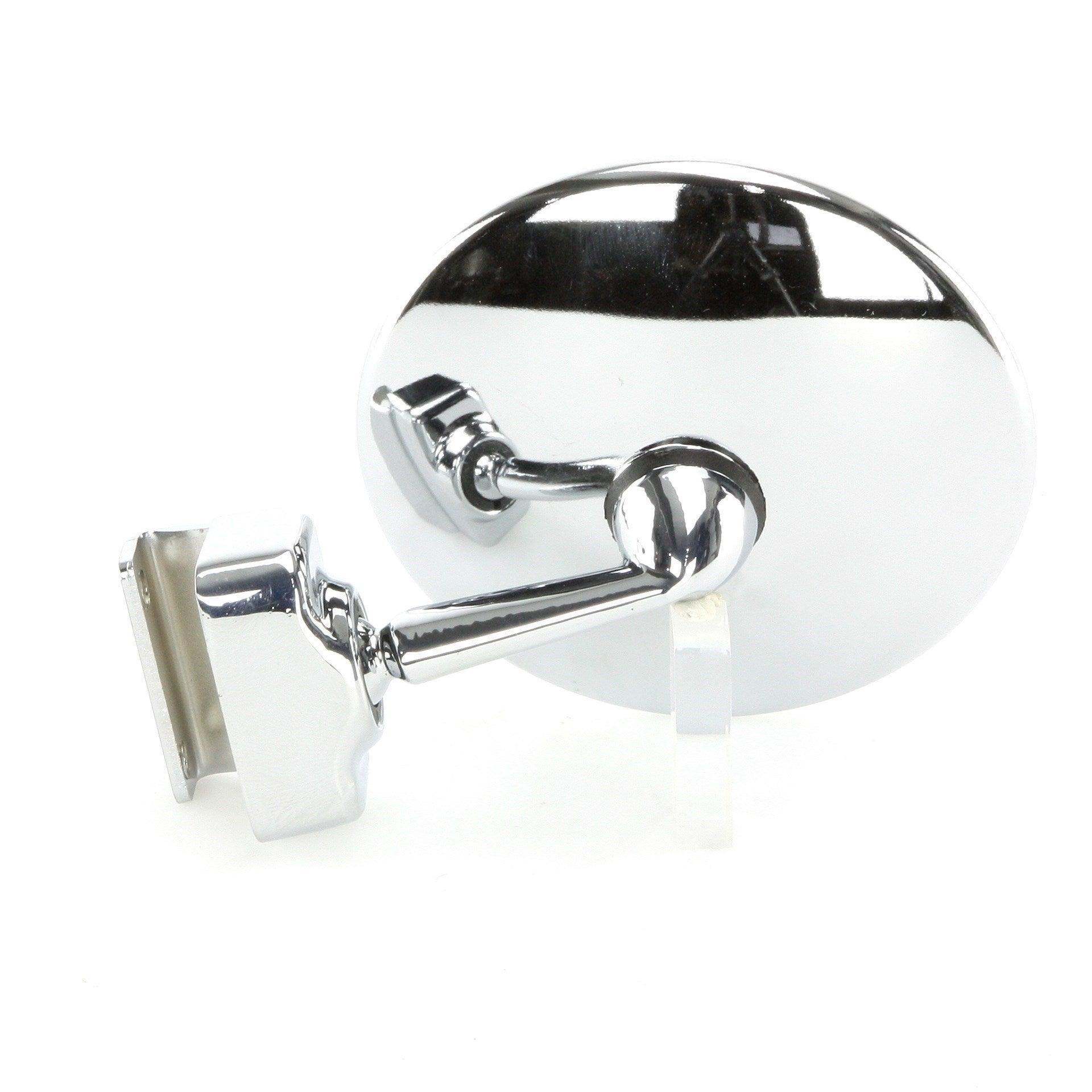 Chrome Clip-On Round Mirror 100mm - Image 3