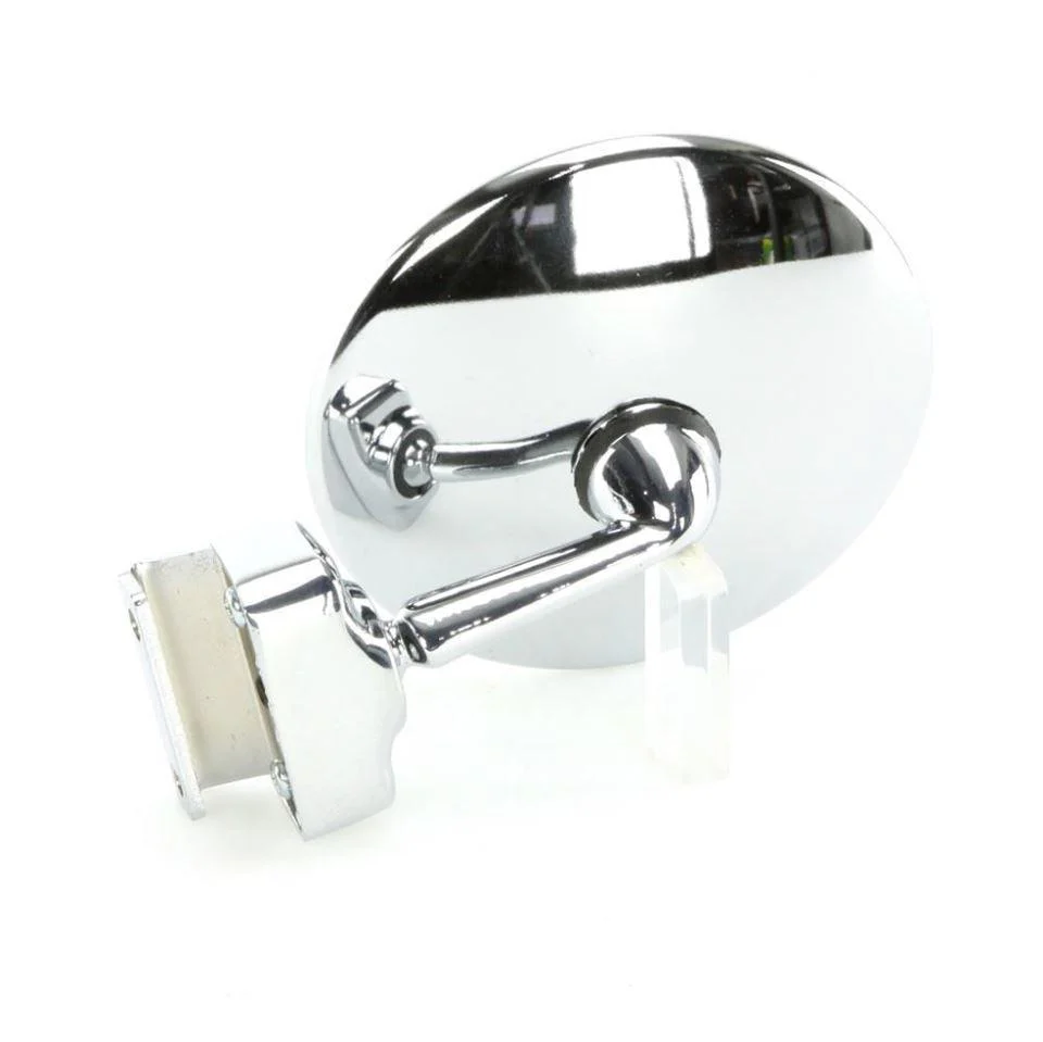 Chrome Clip-On Round Mirror 100mm - Image 4