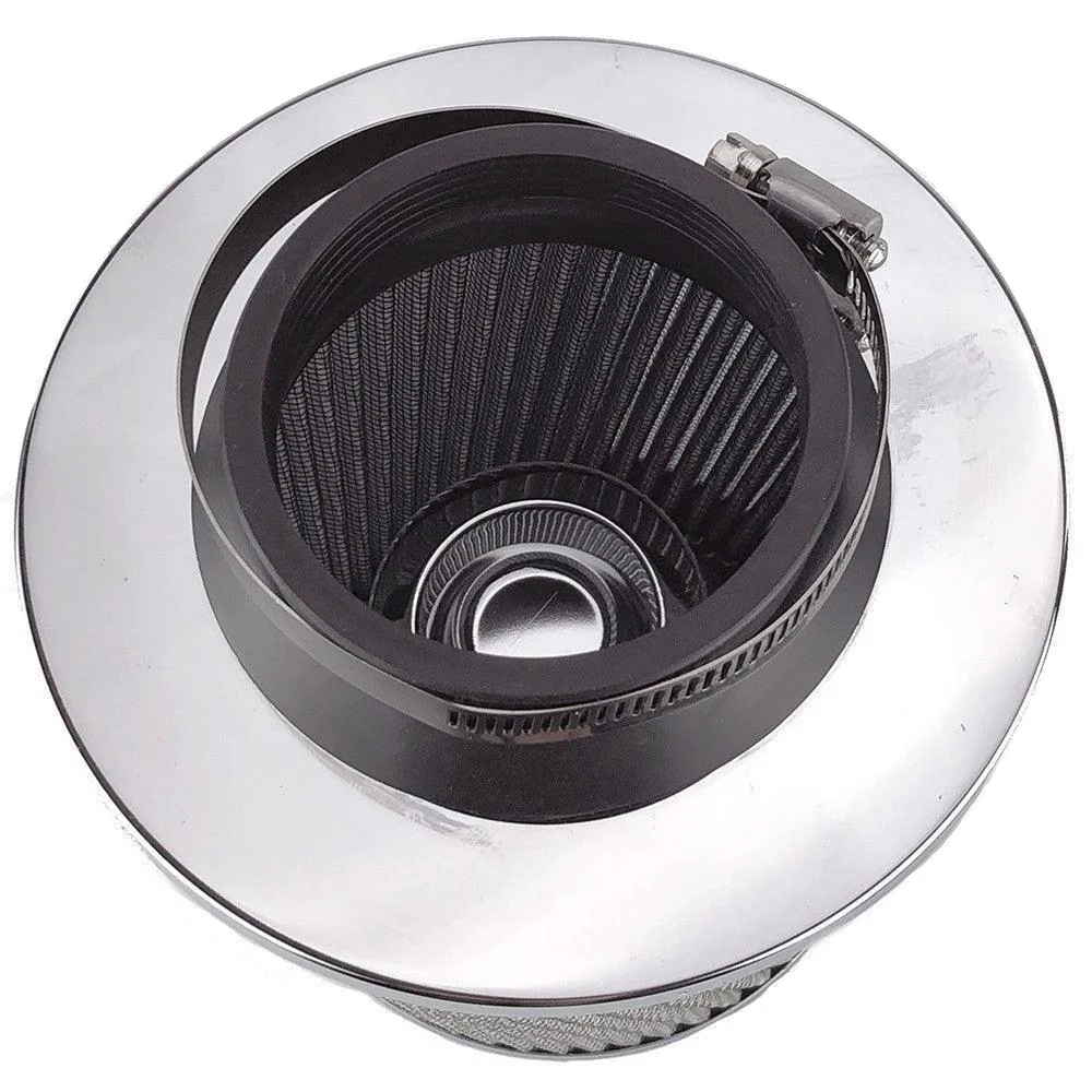 Chrome Dual Cone Air Filter - Image 4