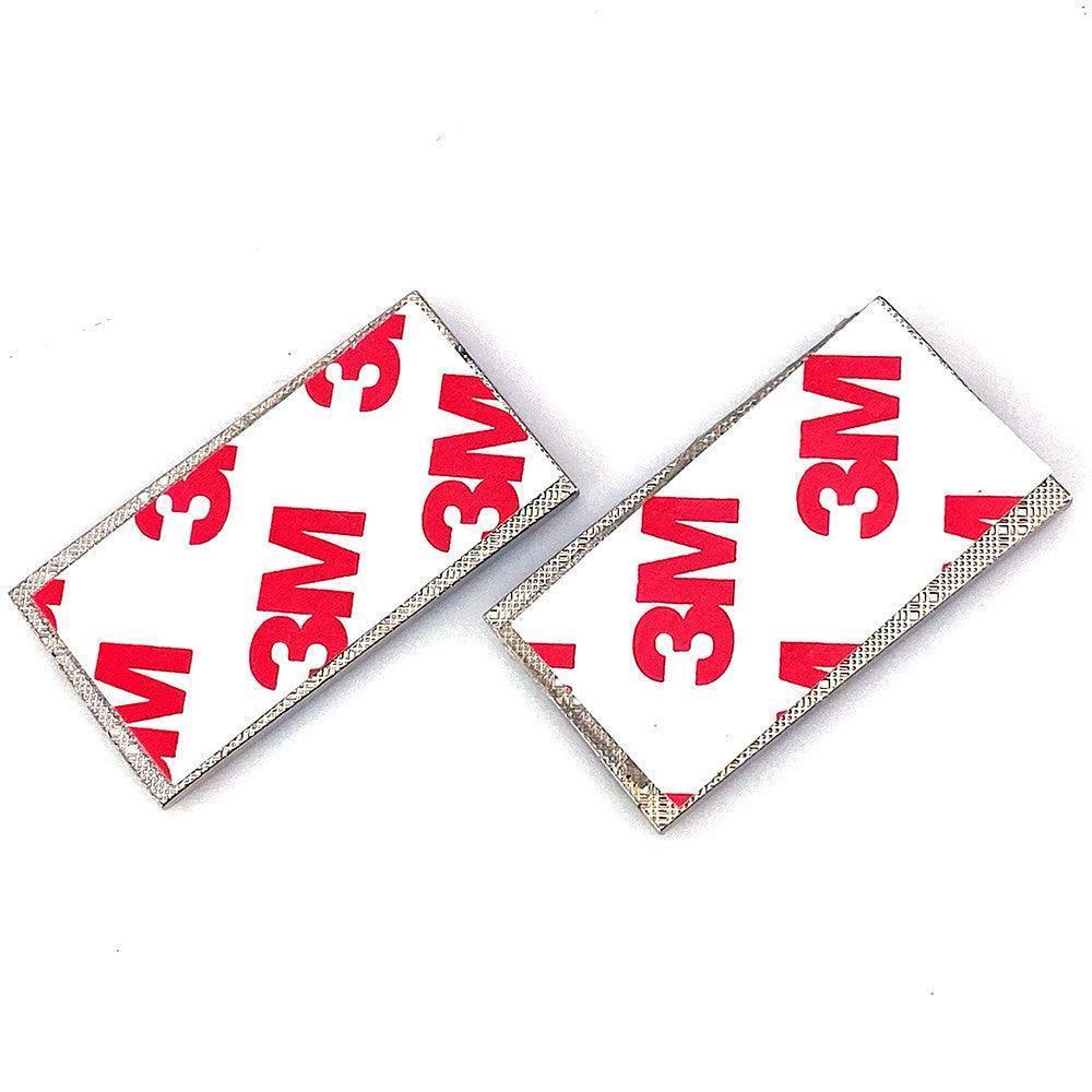 Chrome and Enamel Union Jack Badges - Image 2