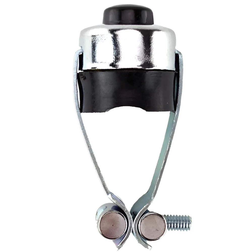 Chrome and Black Bar Mount Horn / Kill Push Button Switch