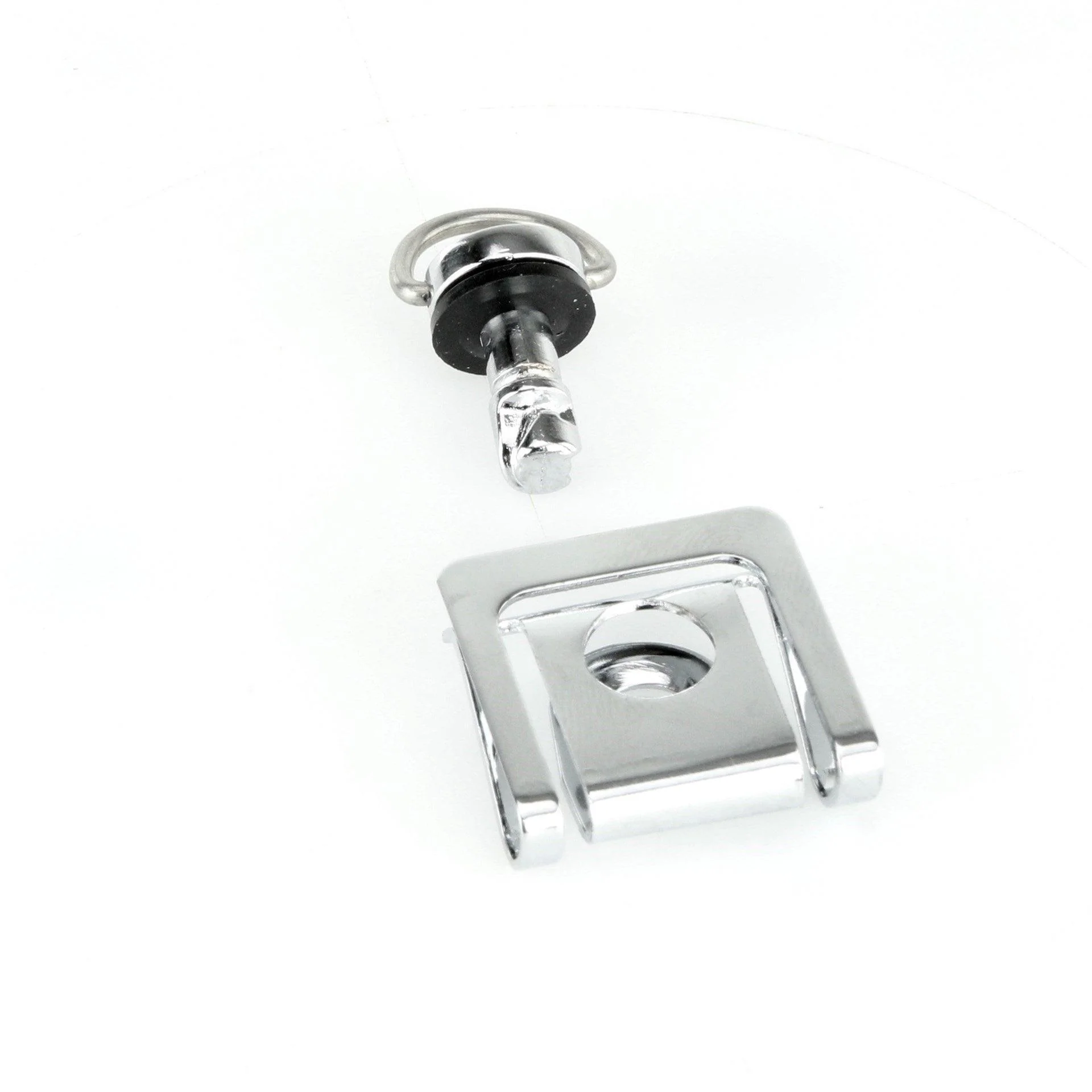 Chrome Quarter Turn Fastener for 4mm Top Panels - Image 3