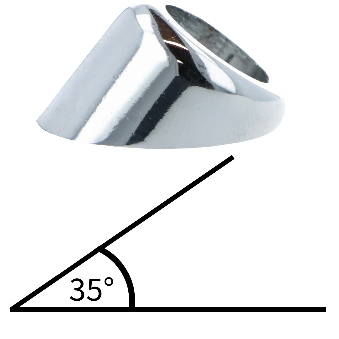 Chrome Windscreen Wiper Wheelbox Ferrule Kit 35 degree - Image 3
