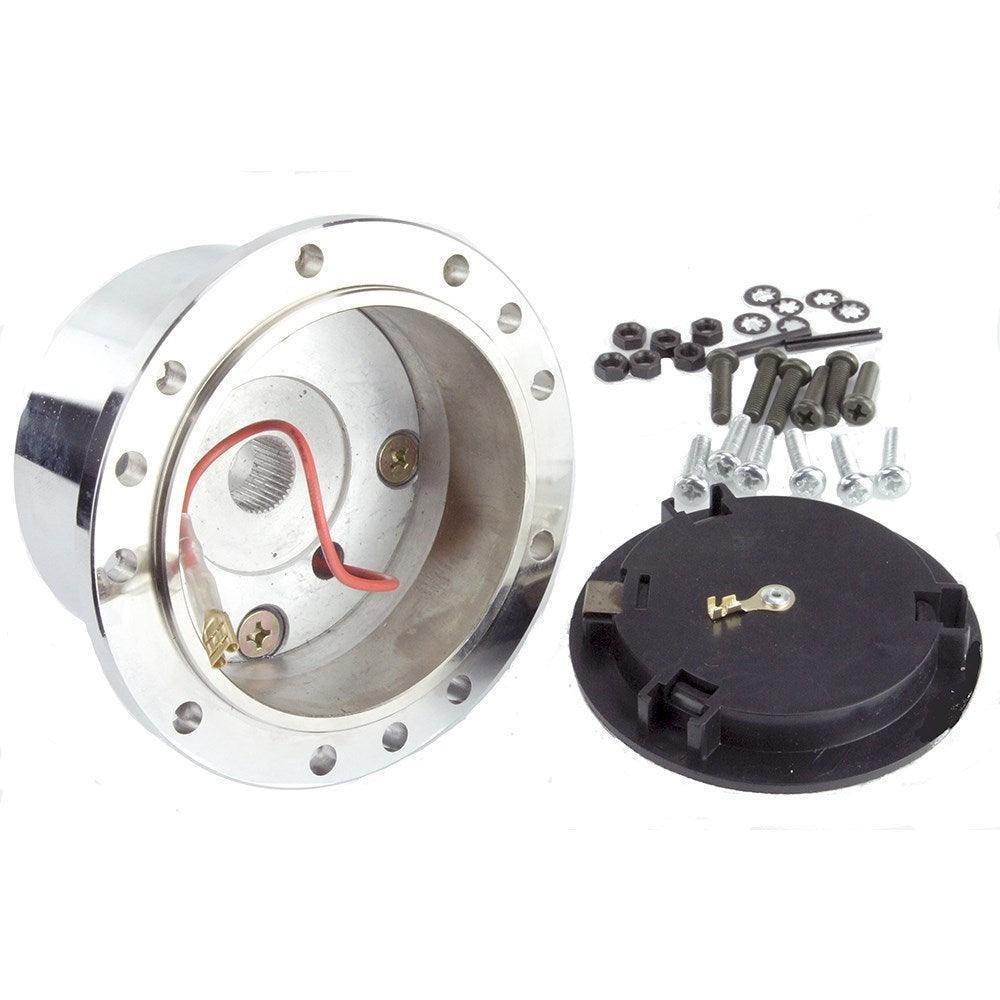 Chromed Aluminium MAZDA MX5 Steering Wheel Hub - Image 4