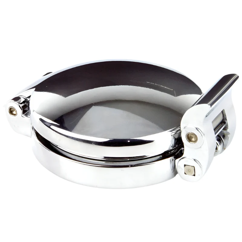 2 3/4" Chromed Brass Aston Cap With Roller Catch