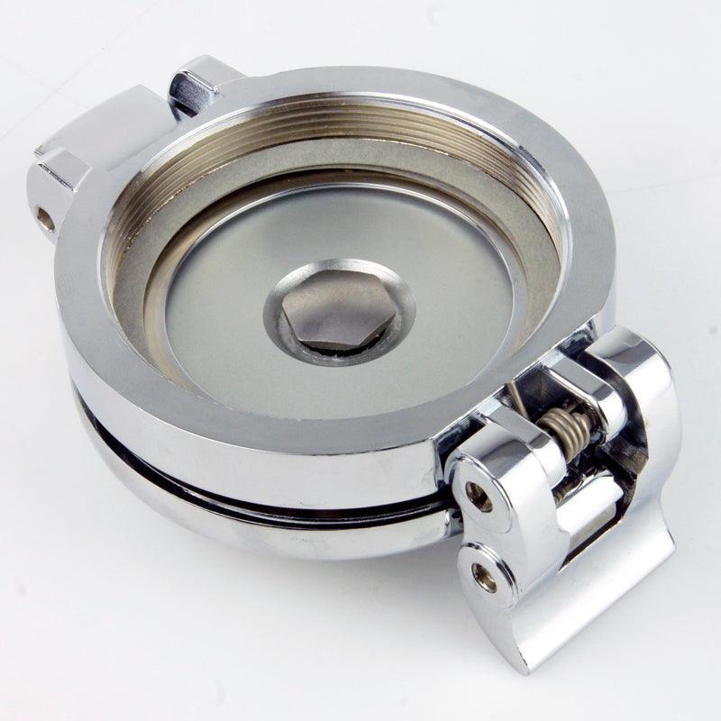 2 3/4" Chromed Brass Aston Cap With Roller Catch - Image 3