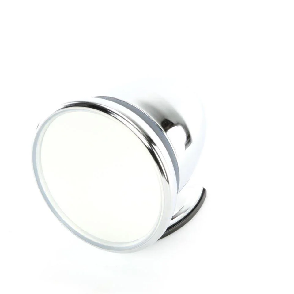 Classic Bullet Mirror Chrome Plated Brass 100mm - Image 2