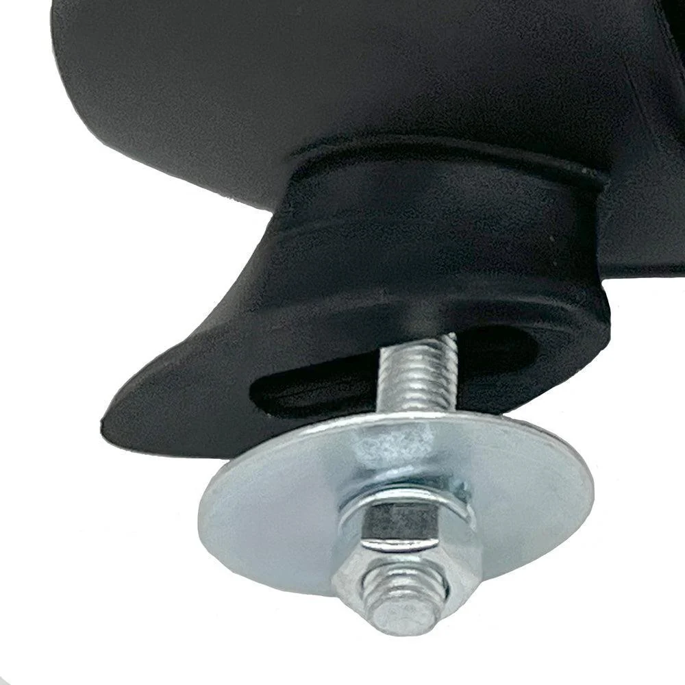 Classic Bullet Mirror Satin Black Aluminium - Image 3