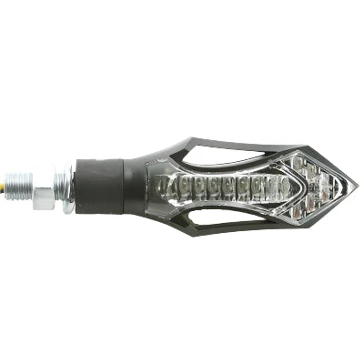 Clear Lens Amber LED Stalk Indicators 92mm