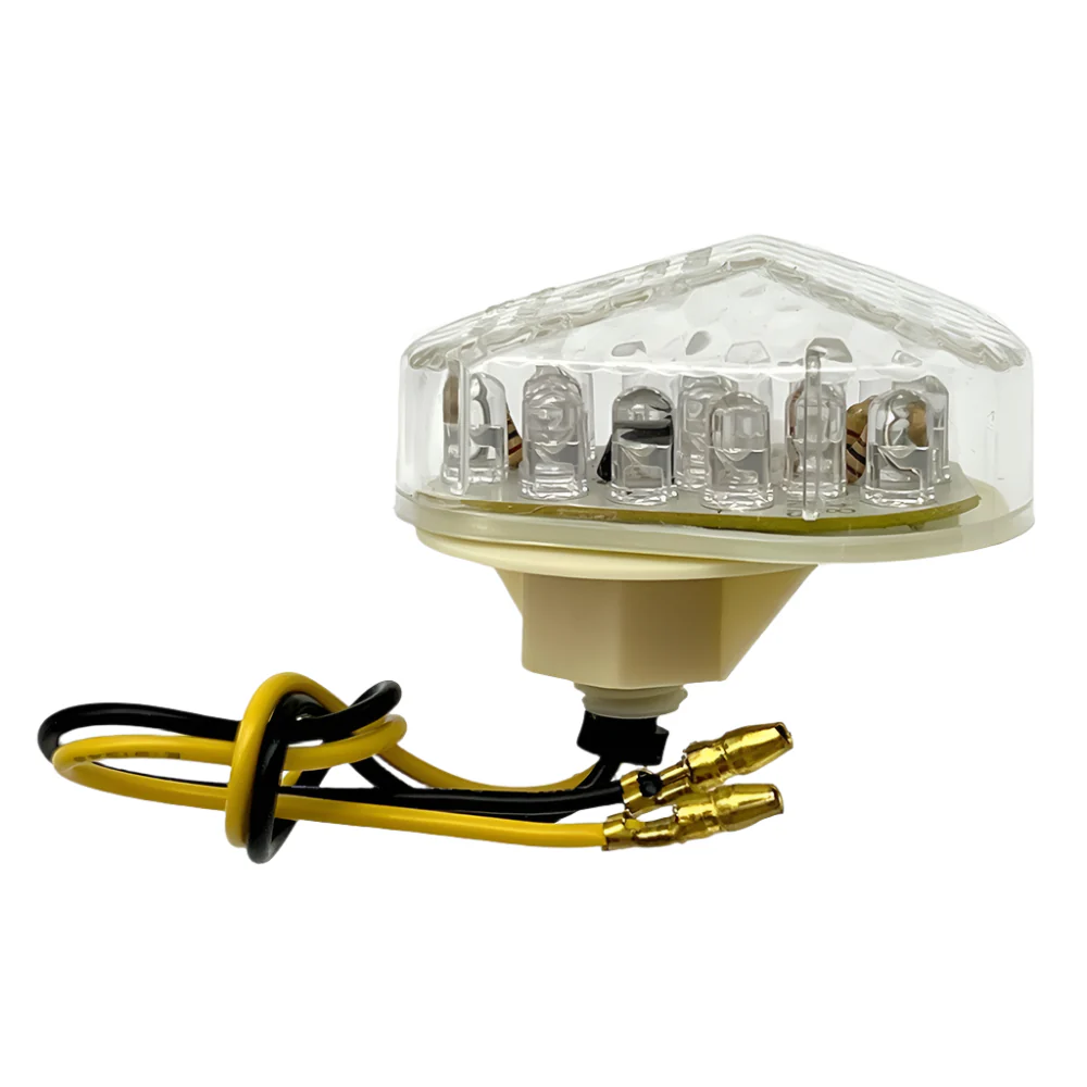 Tiny LED Clear Lens Indicator 49x29mm Pair - Image 2