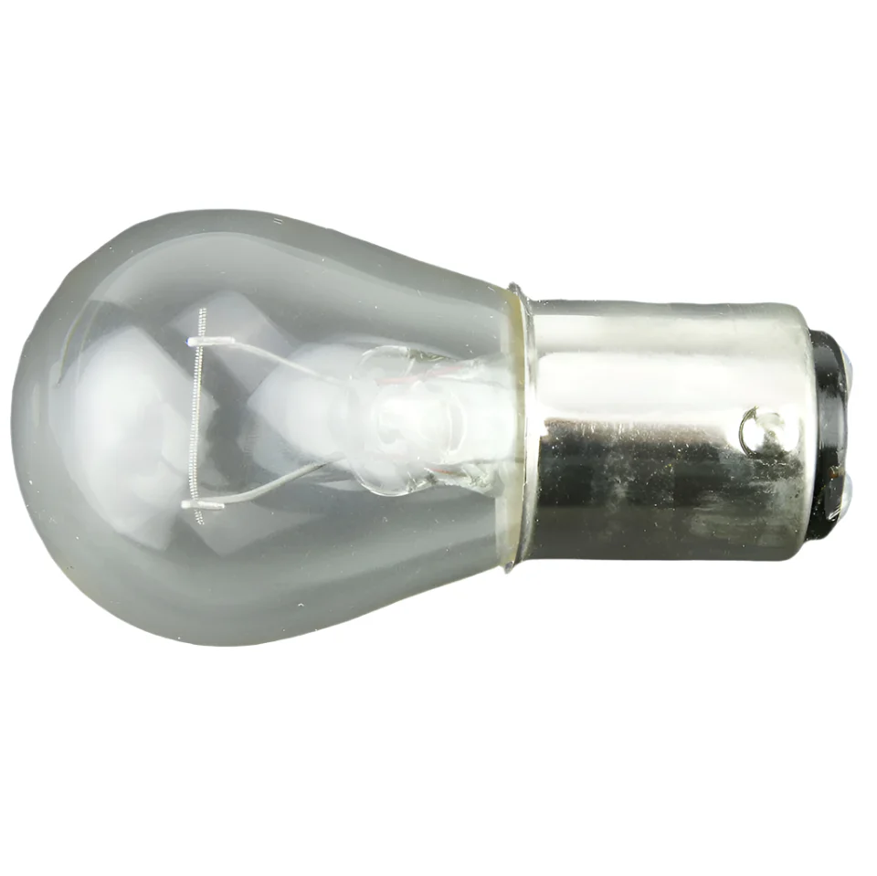 Clear 21W Bulb Parallel Bayonet Pins BA15D 12v