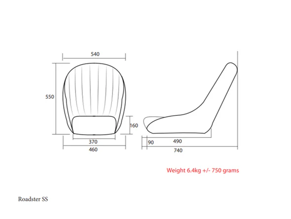 Cobra Roadster SS Seat - Image 2