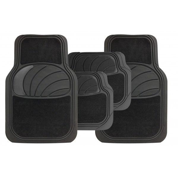 Combination Universal Mat Set - Azura - Carpet/Carbon - 4 Piece