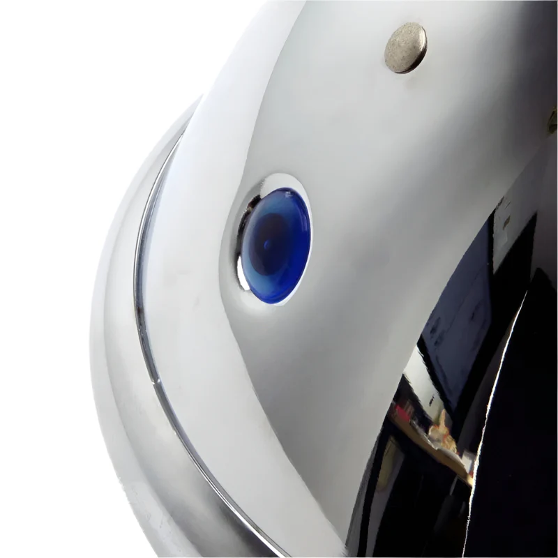 Complete Headlamp Chrome 5" Pillar Mount - Image 4