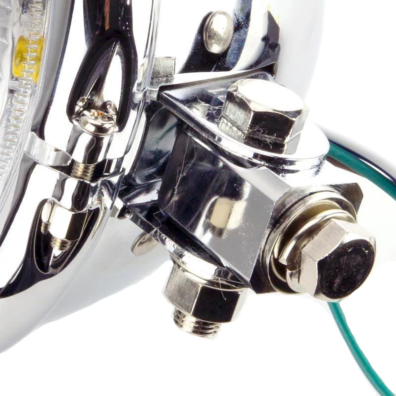 Complete Headlamp Chrome 5" Pillar Mount - Image 5
