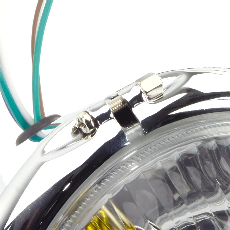 Complete Headlamp Chrome 5" Pillar Mount - Image 6