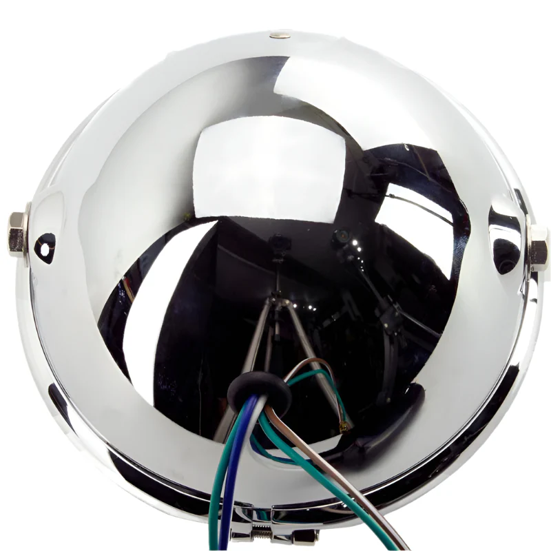Complete Headlamp Chrome 5" Side Mount - Image 3