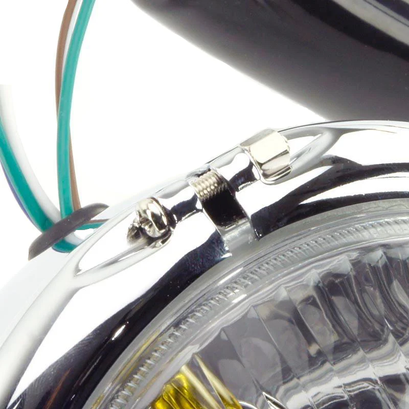 Complete Headlamp Chrome 5" Side Mount - Image 8