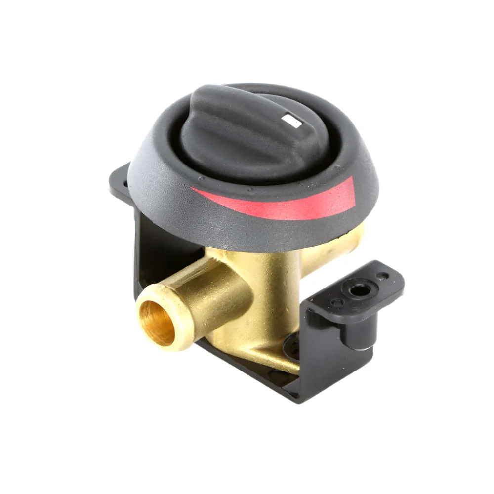 Dash or Panel Mounted 15mm (5/8") Brass Heater Valve