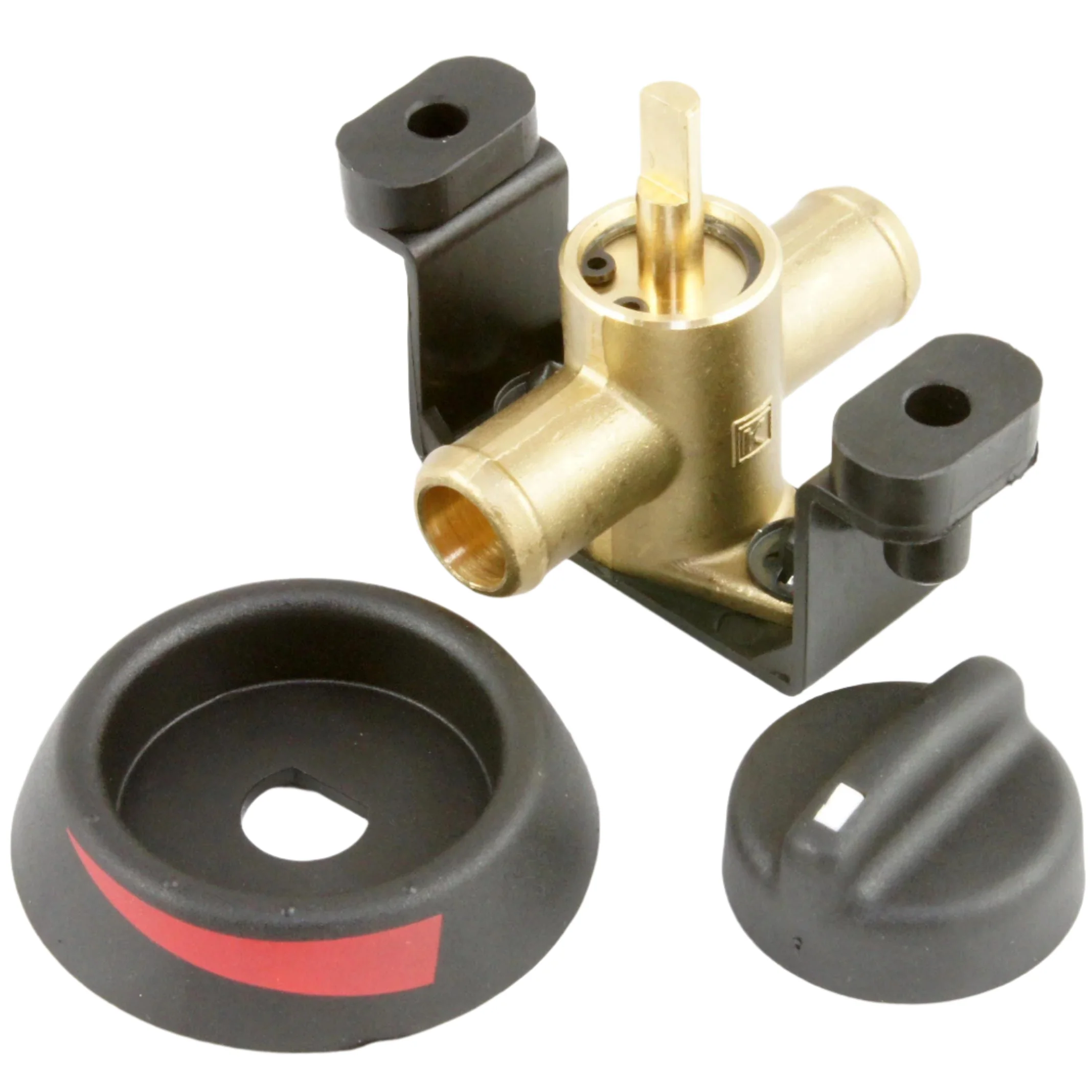 Dash or Panel Mounted 15mm (5/8") Brass Heater Valve - Image 2