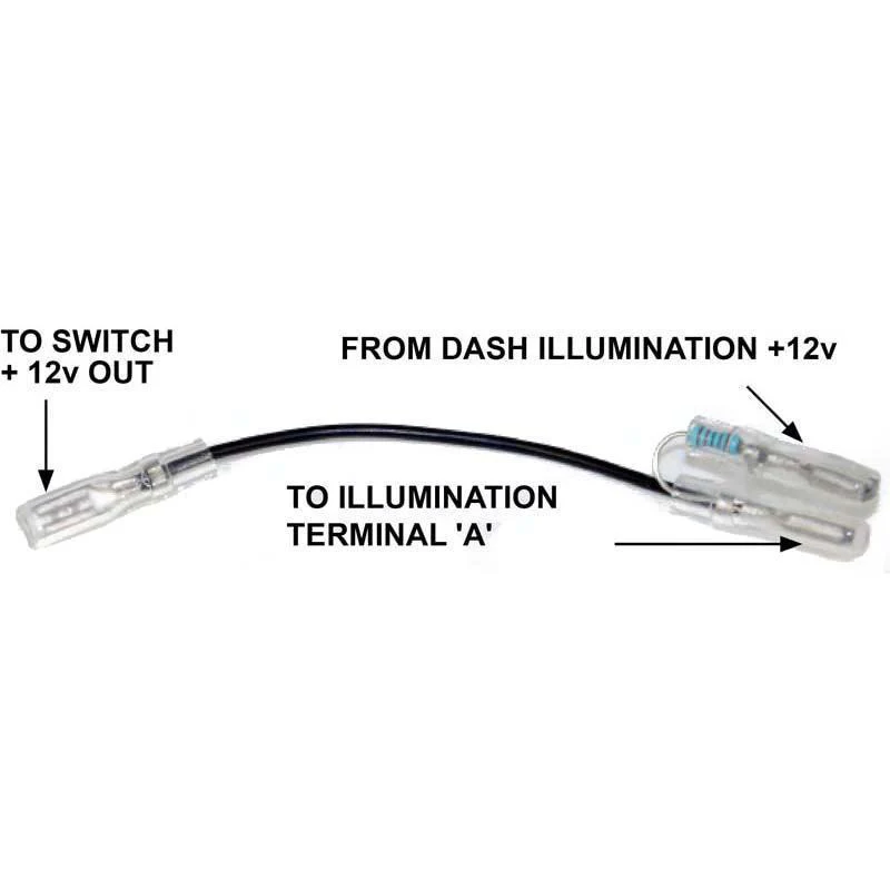 Dim/Bright Wiring Kit for Billet Aluminium Switches
