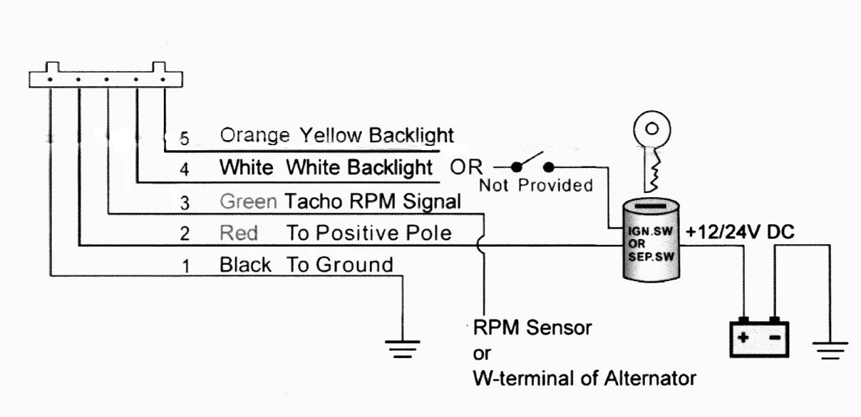 DURITE Waterproof Electronic Tachometer - Image 4