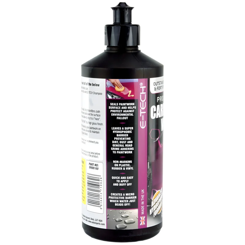 E-Tech Pro Class Carnauba Wax 500ml - Image 3