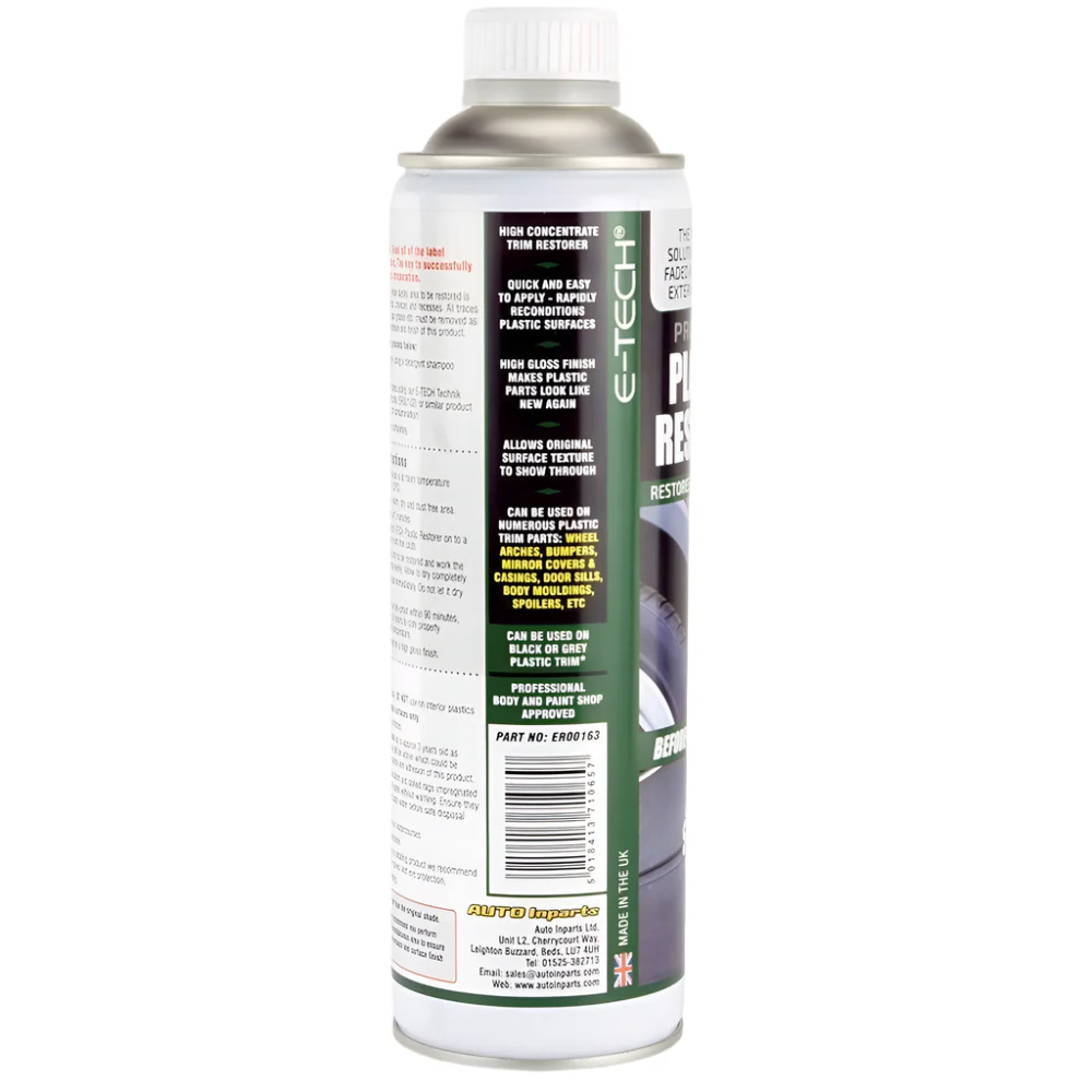E-Tech Pro Class Plastic Restorer 500ml - Image 4