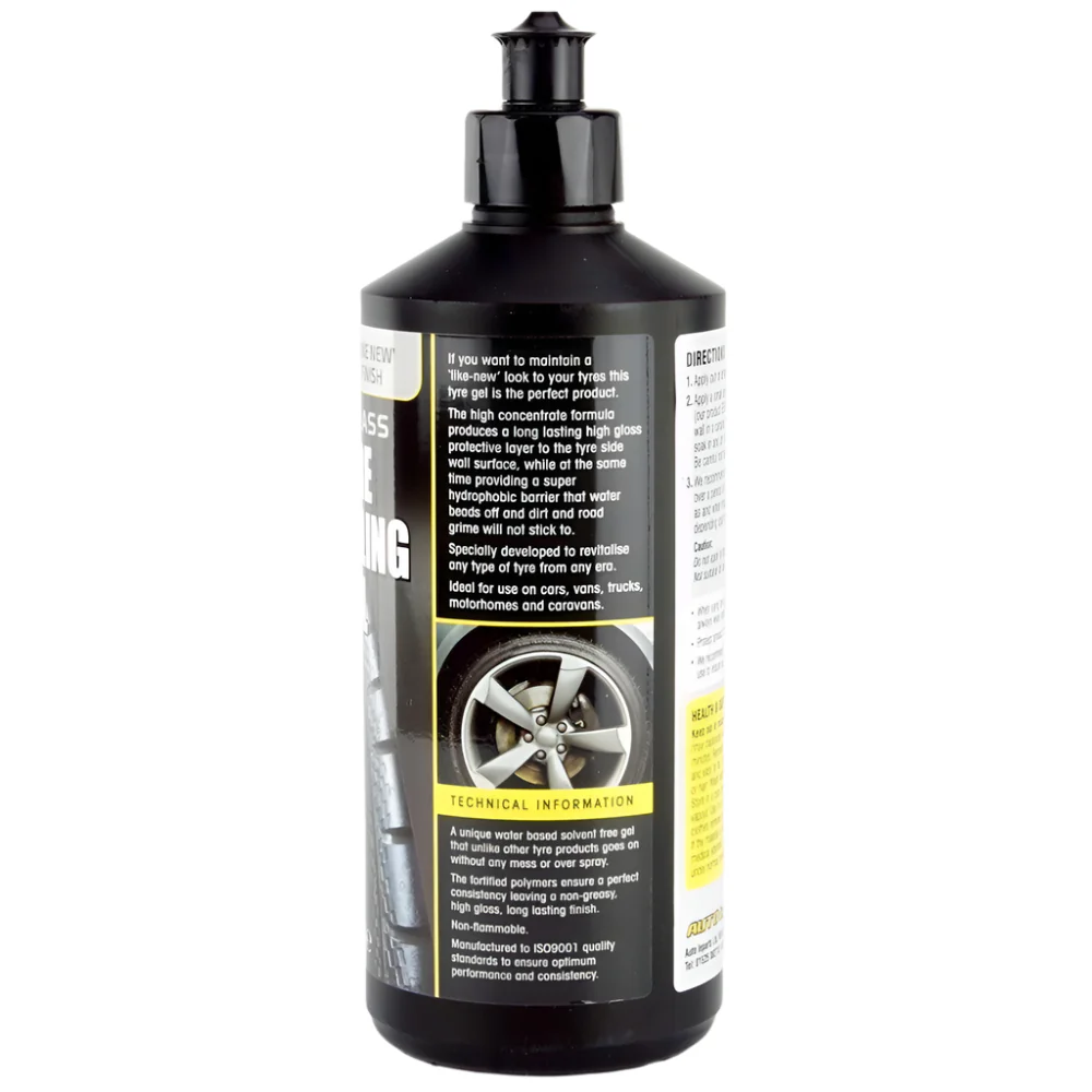 E-Tech Pro Class Tyre Detailing Gel 500ml - Image 3