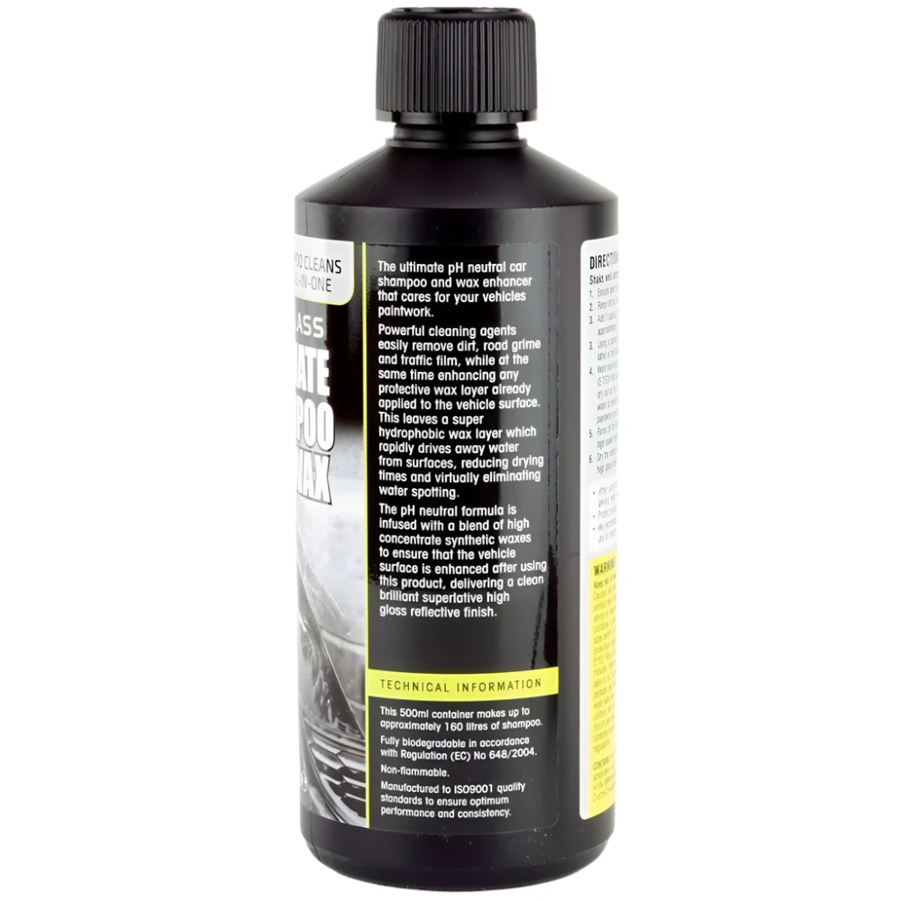 E-Tech Pro Class Ultimate Shampoo and Wax 500ml - Image 4